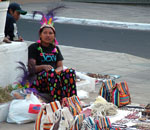 Straßenhändlerin in Asuncion